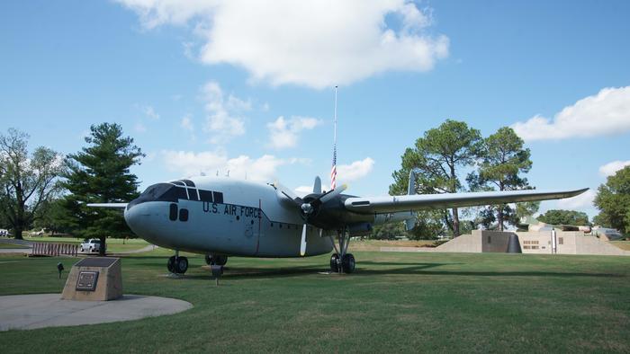 Fairchild C-119C Flying Boxcar Static Display LRAFB