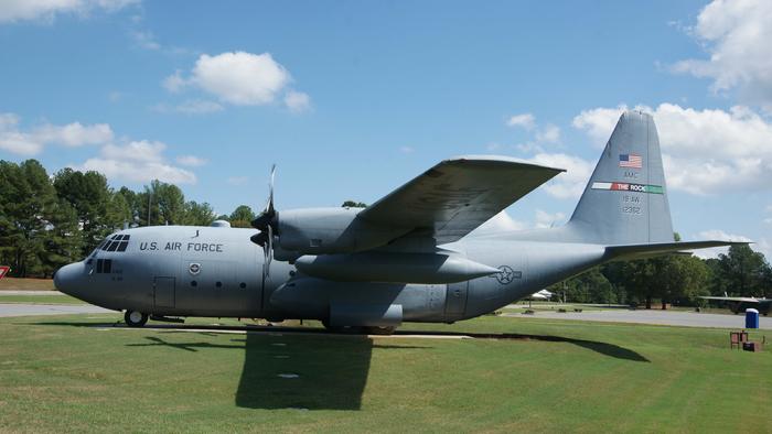 Lockheed C-130E Hercules Static Display LRAFB