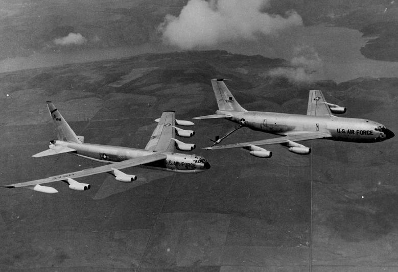 Boeing B-52D and KC-135A Public Domain